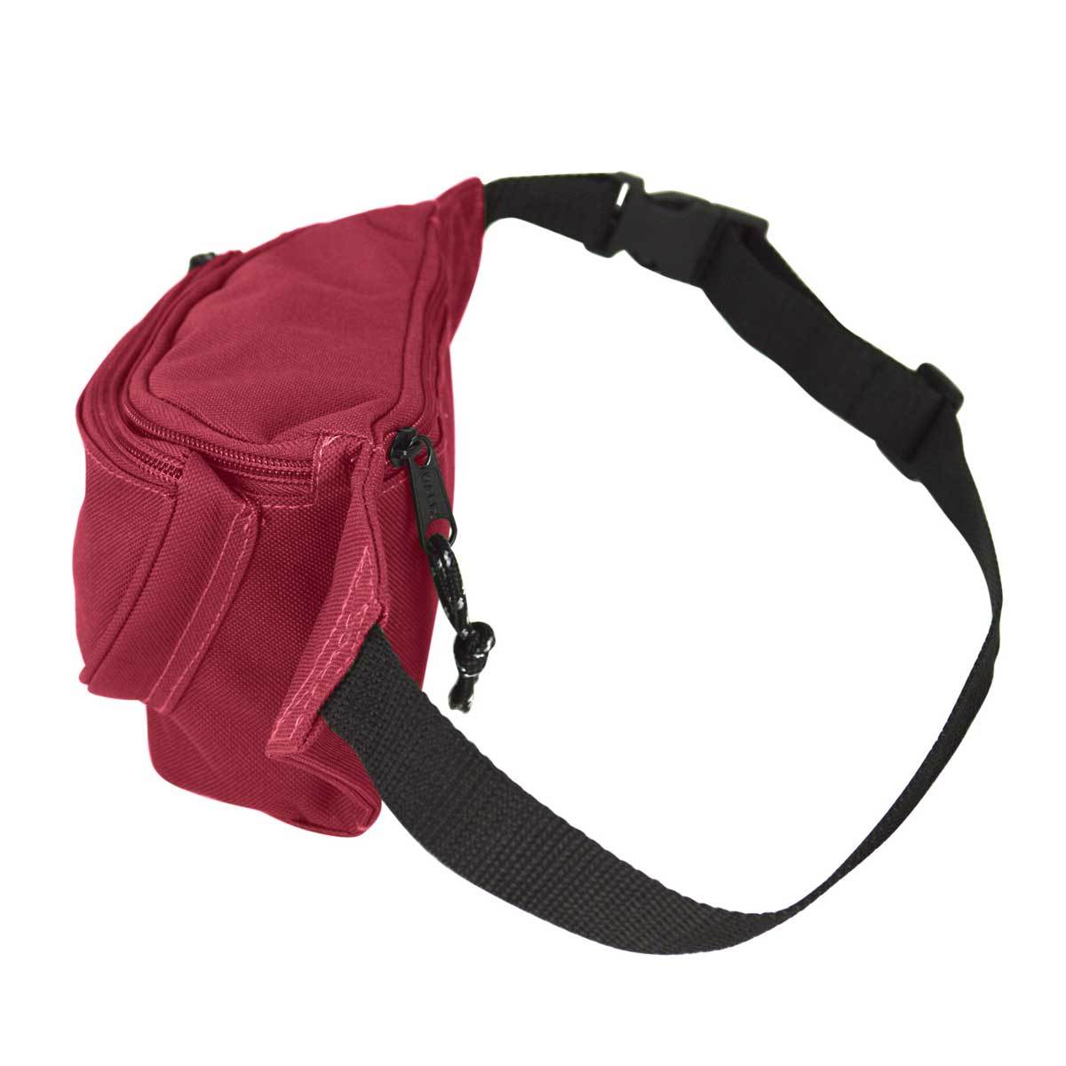DALIX Fanny Pack w/ 3 Pockets Traveling Concealment Pouch Airport Money Bag FP-001 Fanny Packs DALIX