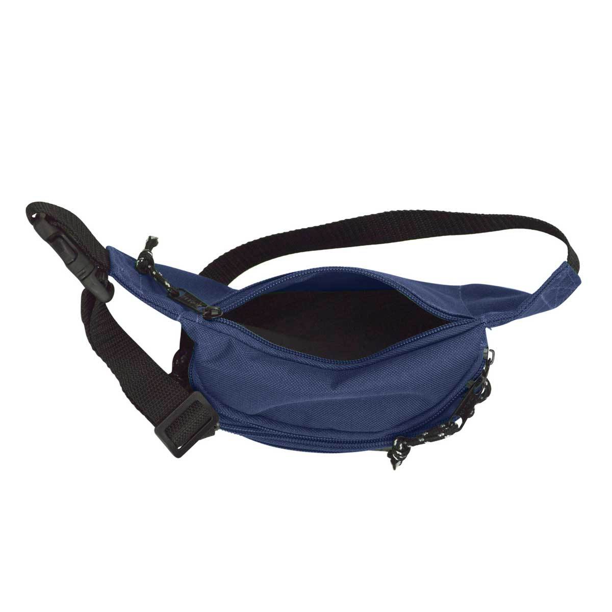 DALIX Fanny Pack w/ 3 Pockets Traveling Concealment Pouch Airport Money Bag FP-001 Fanny Packs DALIX