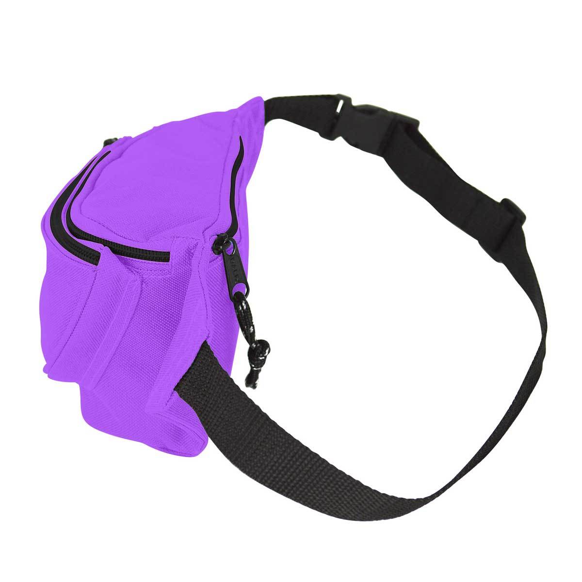 DALIX Fanny Pack w/ 3 Pockets Traveling Concealment Pouch Airport Money Bag FP-001 Fanny Packs DALIX