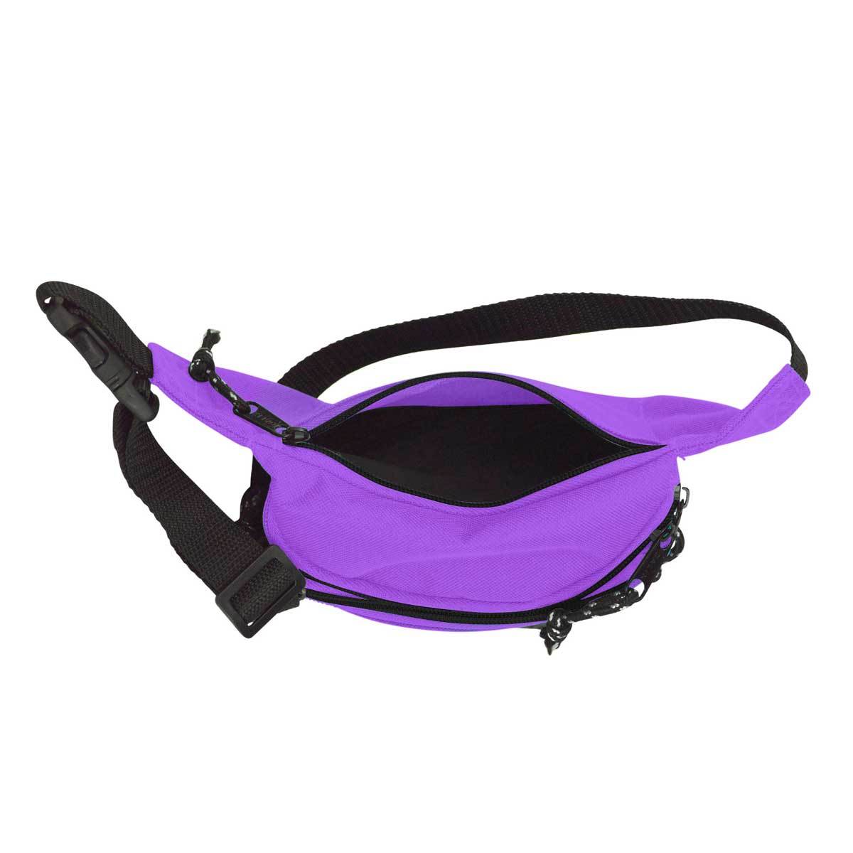DALIX Fanny Pack w/ 3 Pockets Traveling Concealment Pouch Airport Money Bag FP-001 Fanny Packs DALIX