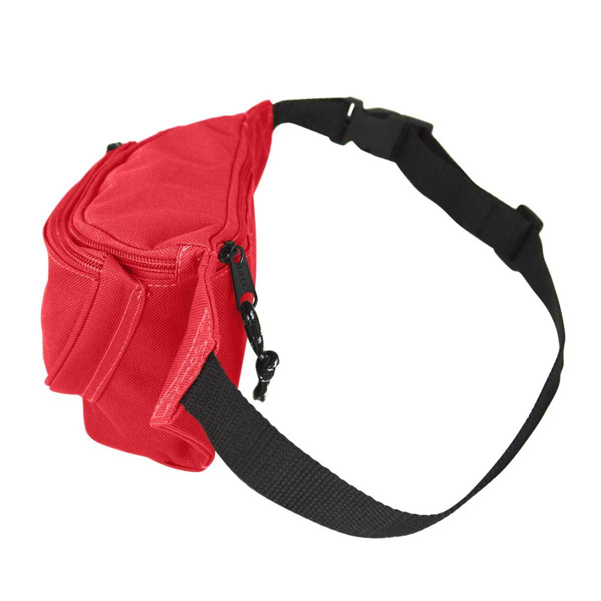 DALIX Fanny Pack w/ 3 Pockets Traveling Concealment Pouch Airport Money Bag FP-001 Fanny Packs DALIX