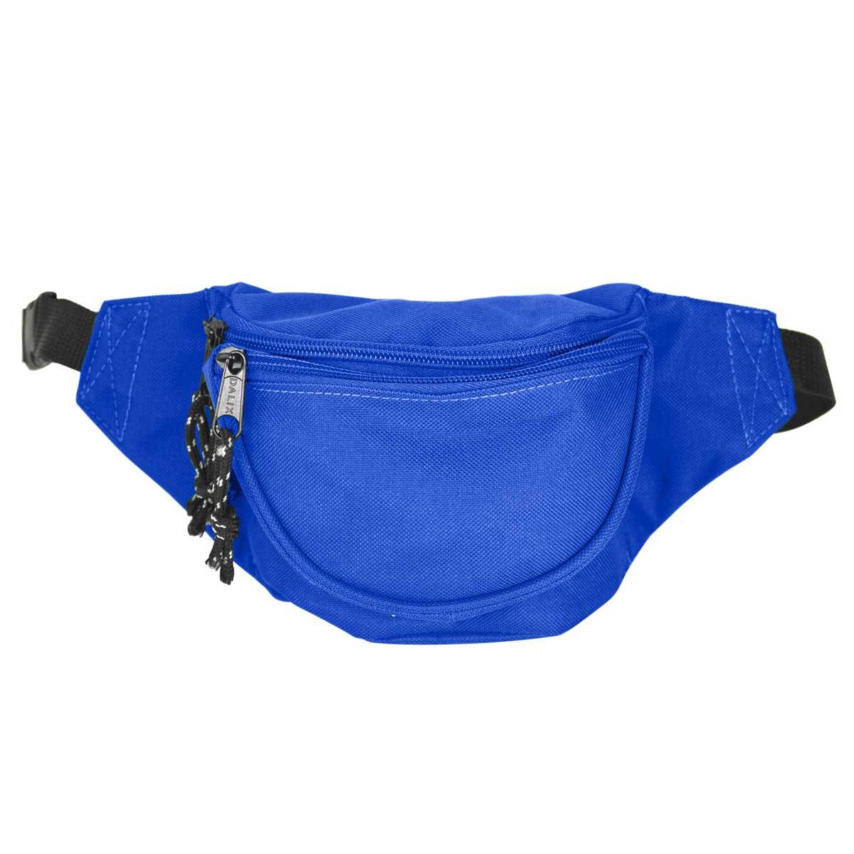 DALIX Fanny Pack w/ 3 Pockets Traveling Concealment Pouch Airport Money Bag FP-001 Fanny Packs DALIX 