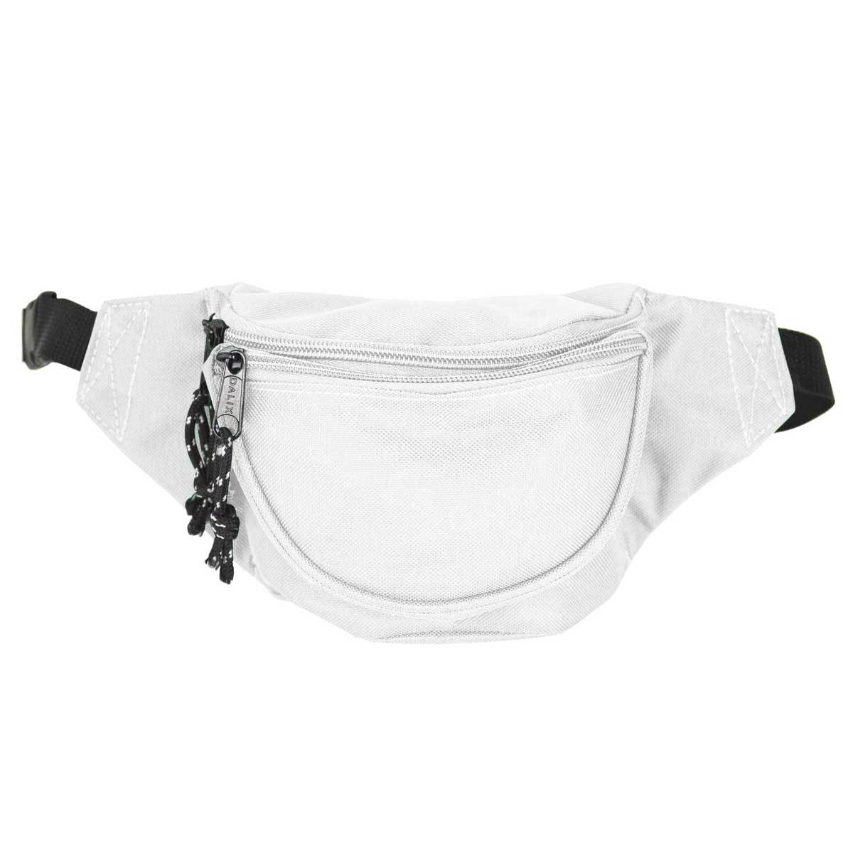 DALIX Fanny Pack w/ 3 Pockets Traveling Concealment Pouch Airport Money Bag FP-001 Fanny Packs DALIX