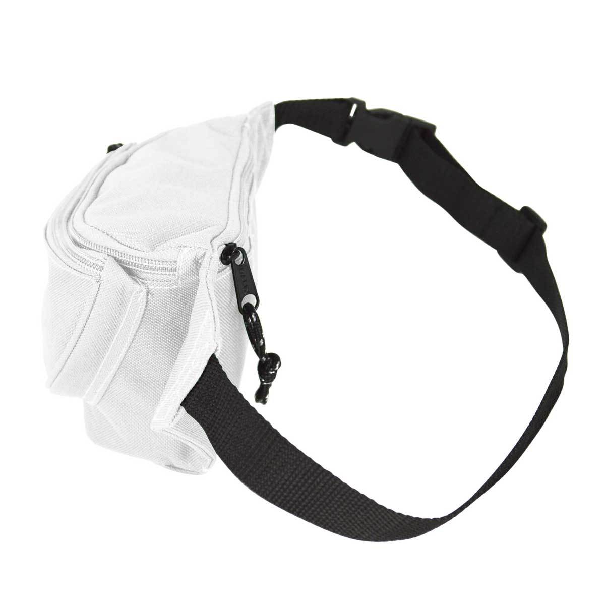 DALIX Fanny Pack w/ 3 Pockets Traveling Concealment Pouch Airport Money Bag FP-001 Fanny Packs DALIX