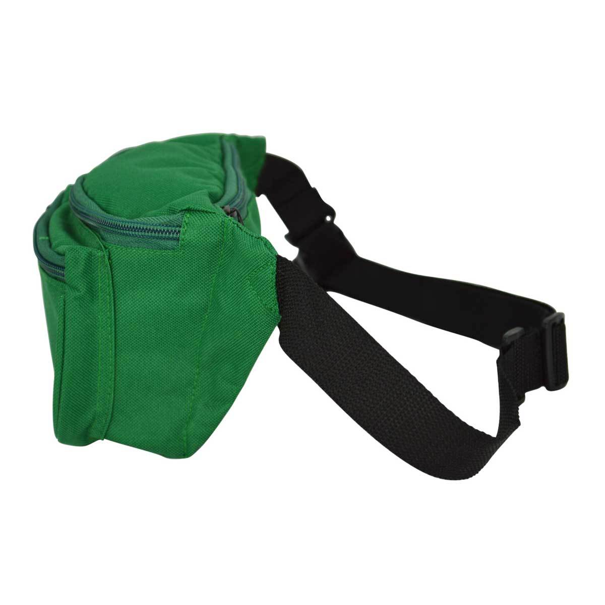 DALIX Fanny Pack 7" Travel Belt Pouch Waist Wallet Bag w/ 3 Pockets FP-002 Fanny Packs DALIX 