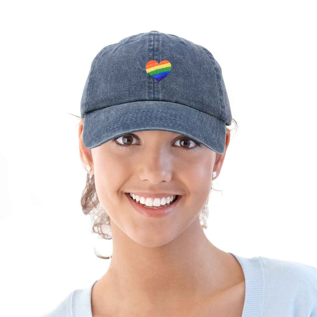 Dalix Rainbow Heart Cap