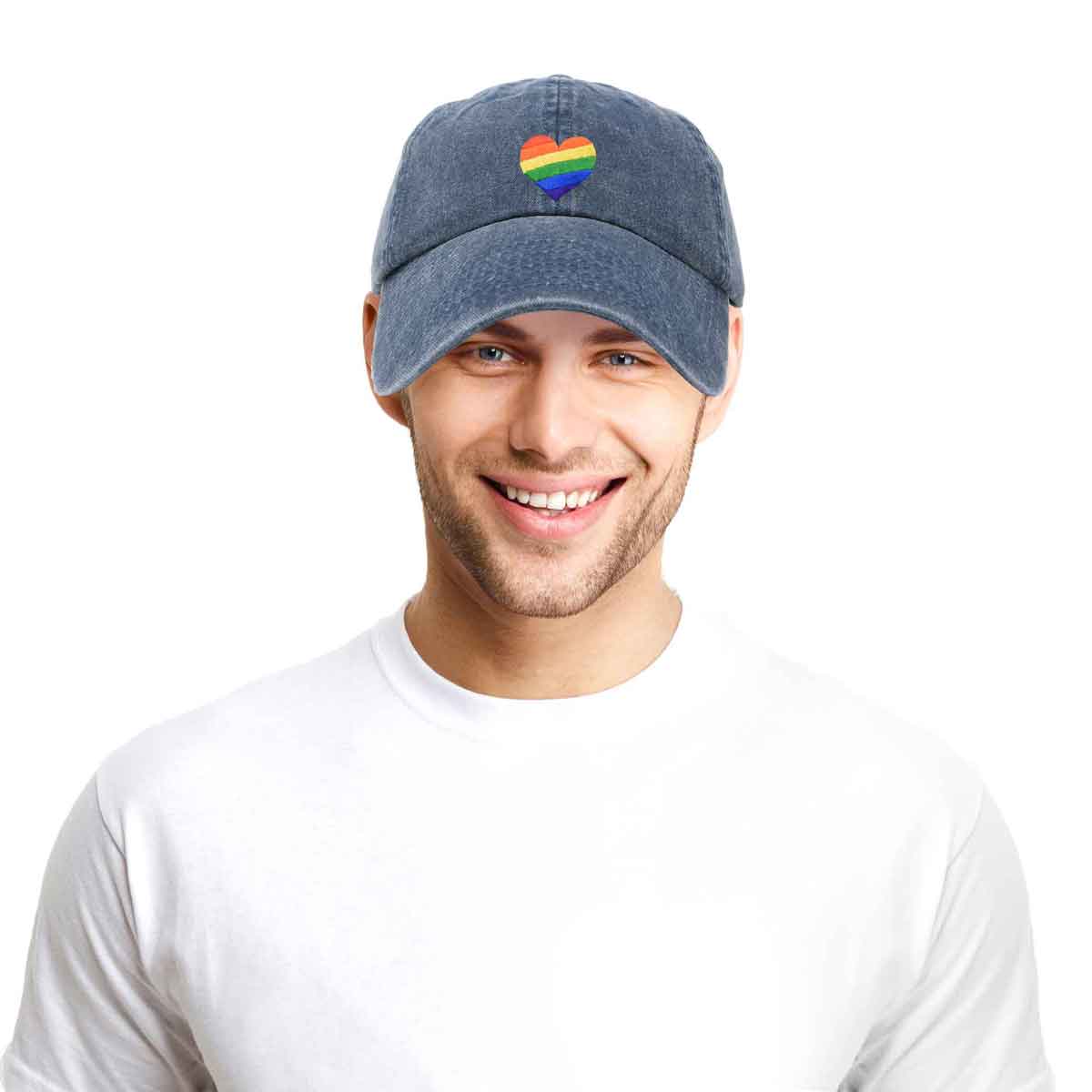 Dalix Rainbow Heart Cap