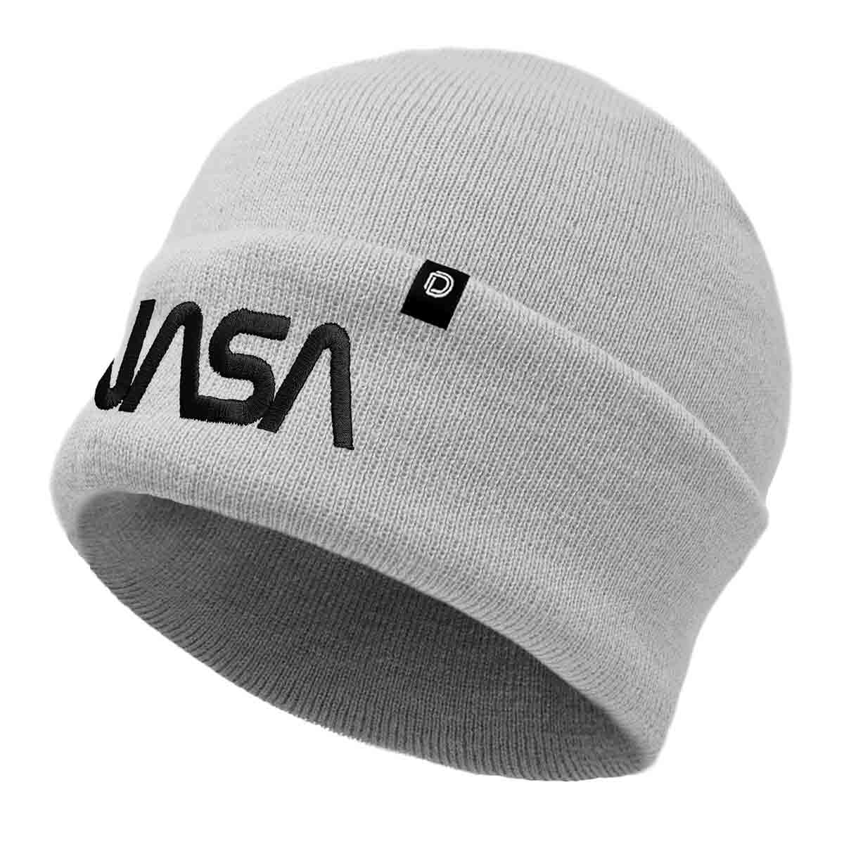 Dalix NASA Worm Logo Beanie