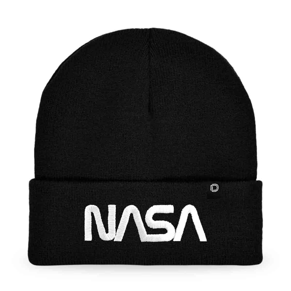 Dalix NASA Worm Logo Beanie