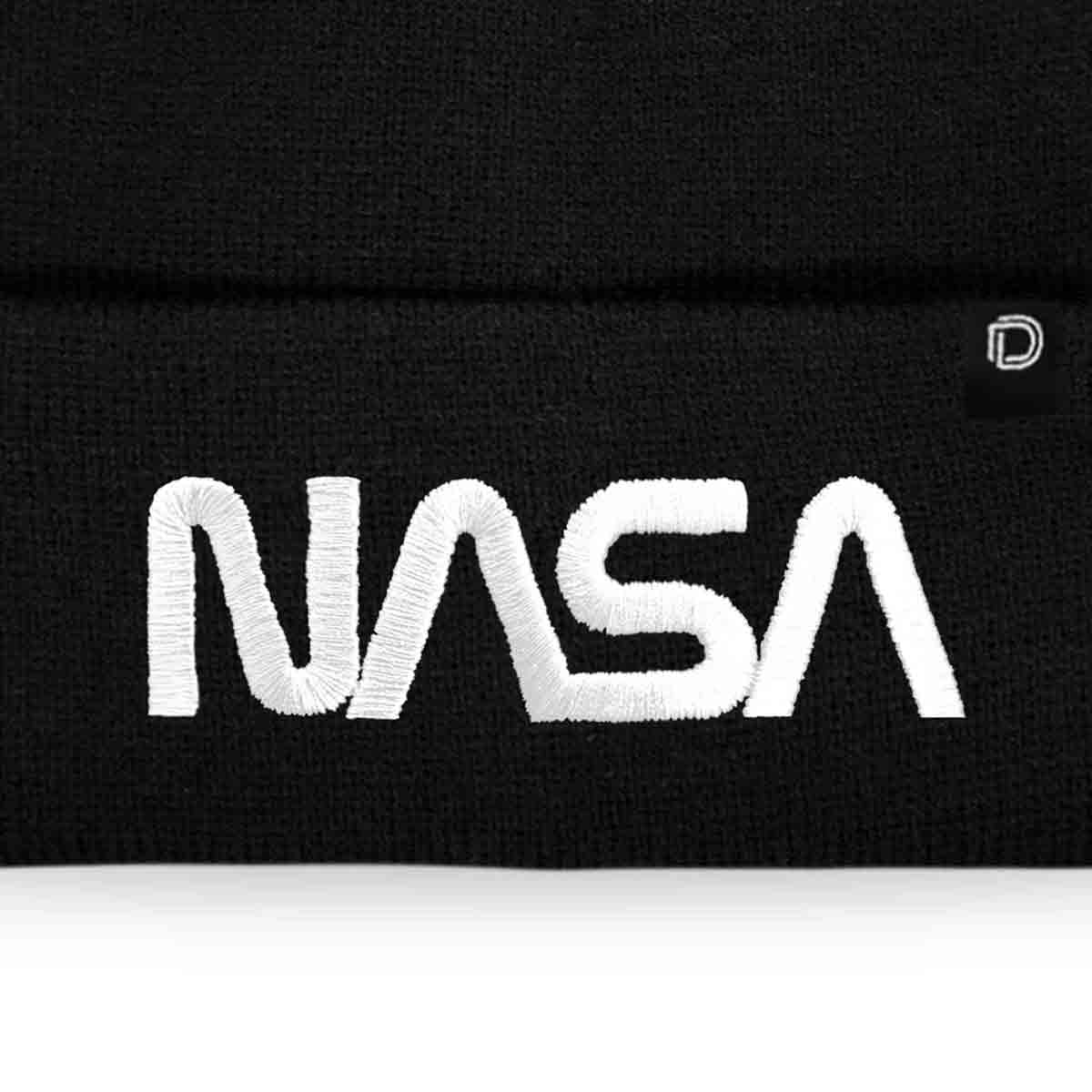 Dalix NASA Worm Logo Beanie