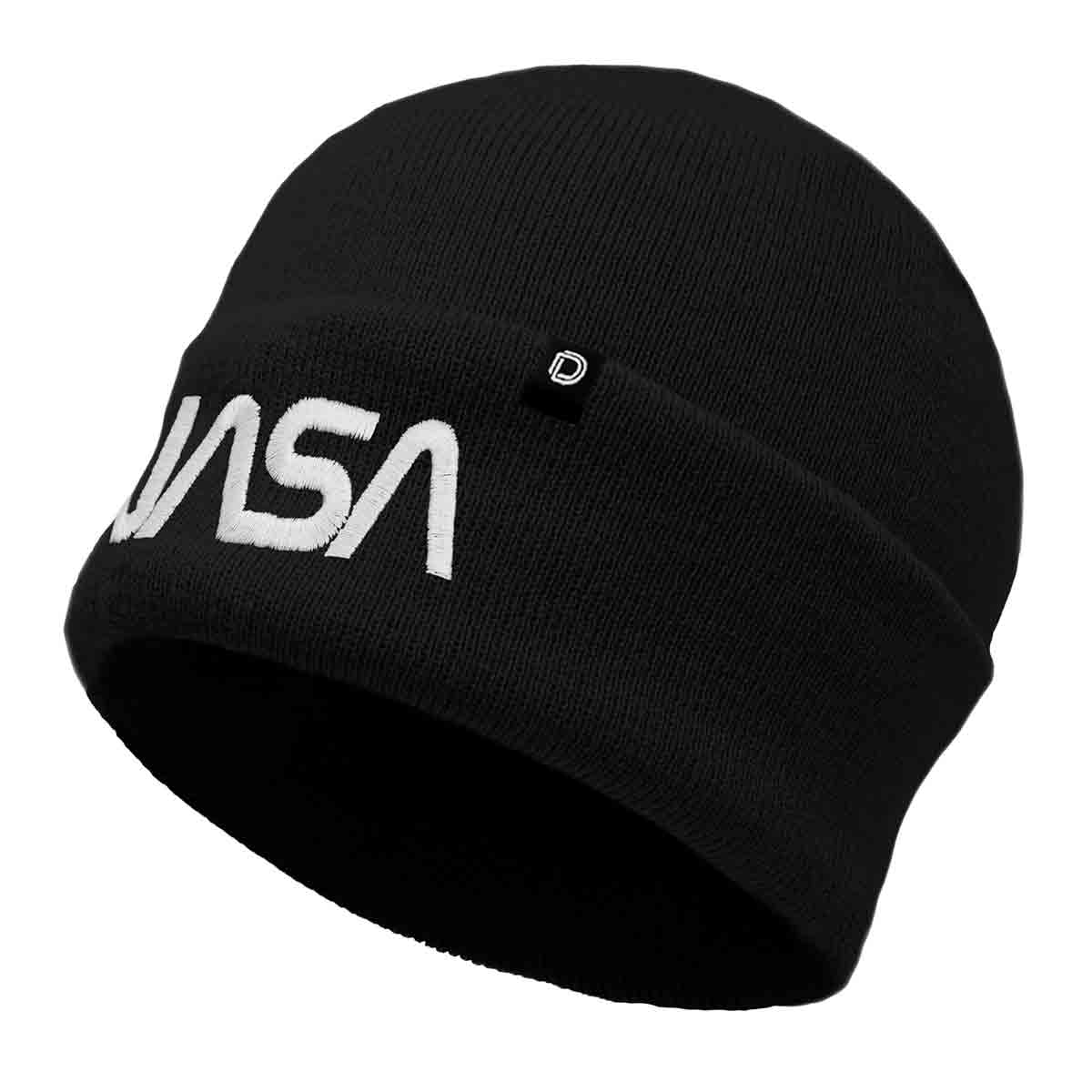 Dalix NASA Worm Logo Beanie