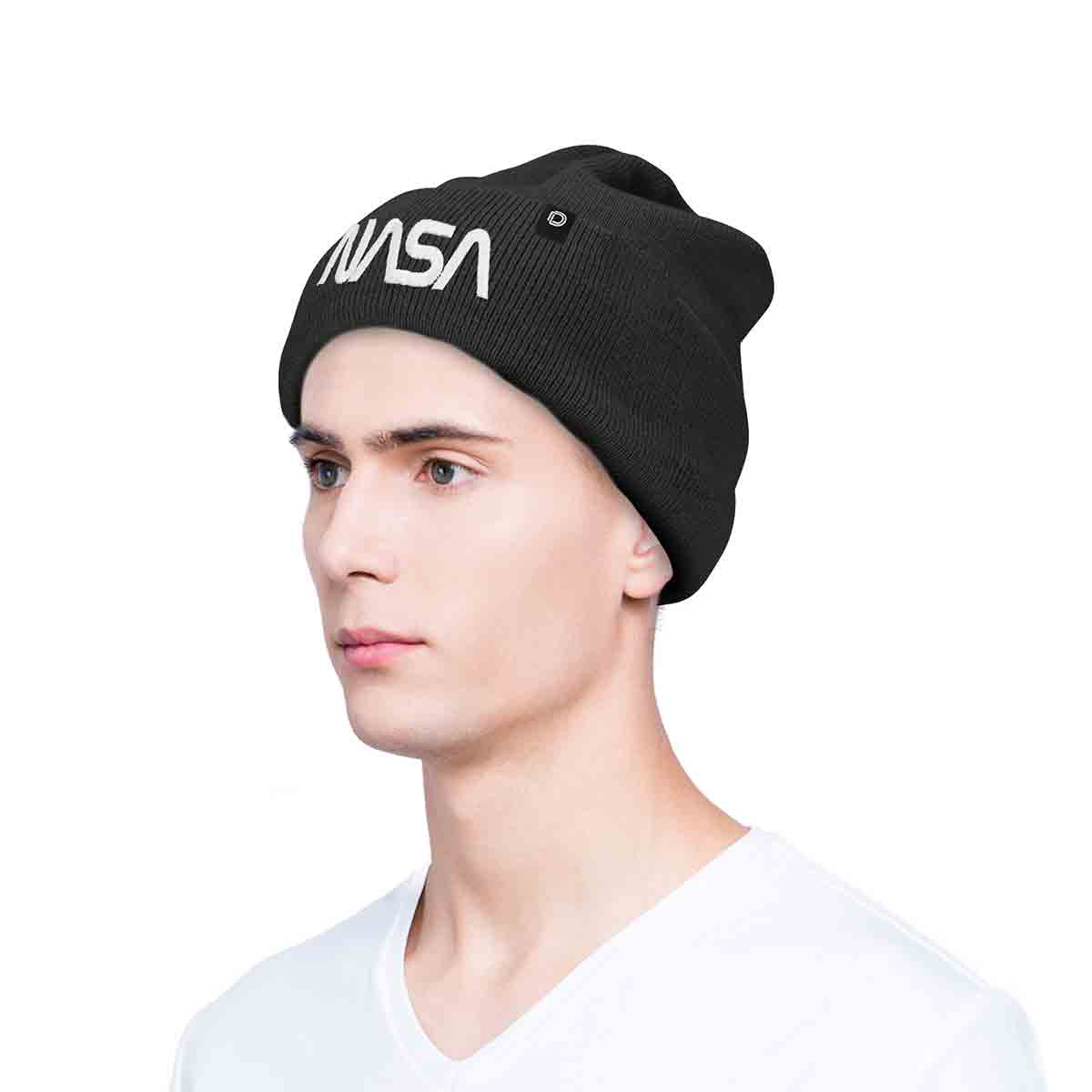 Dalix NASA Worm Logo Beanie