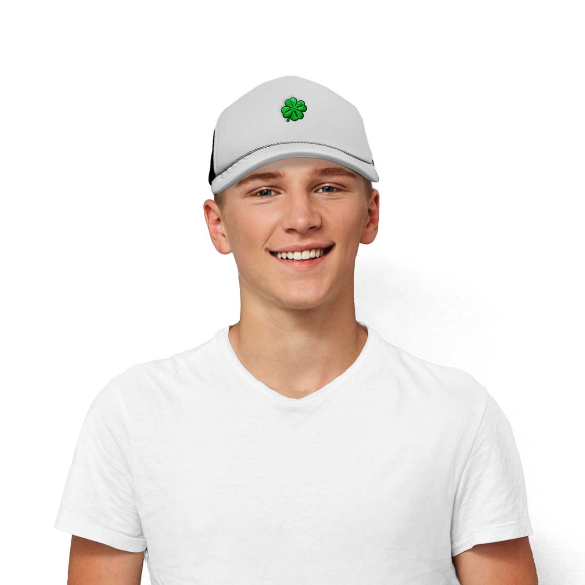 Dalix Clover Trucker Hat