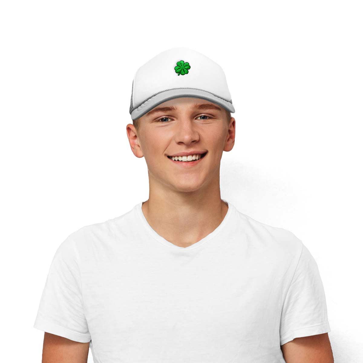 Dalix Clover Trucker Hat