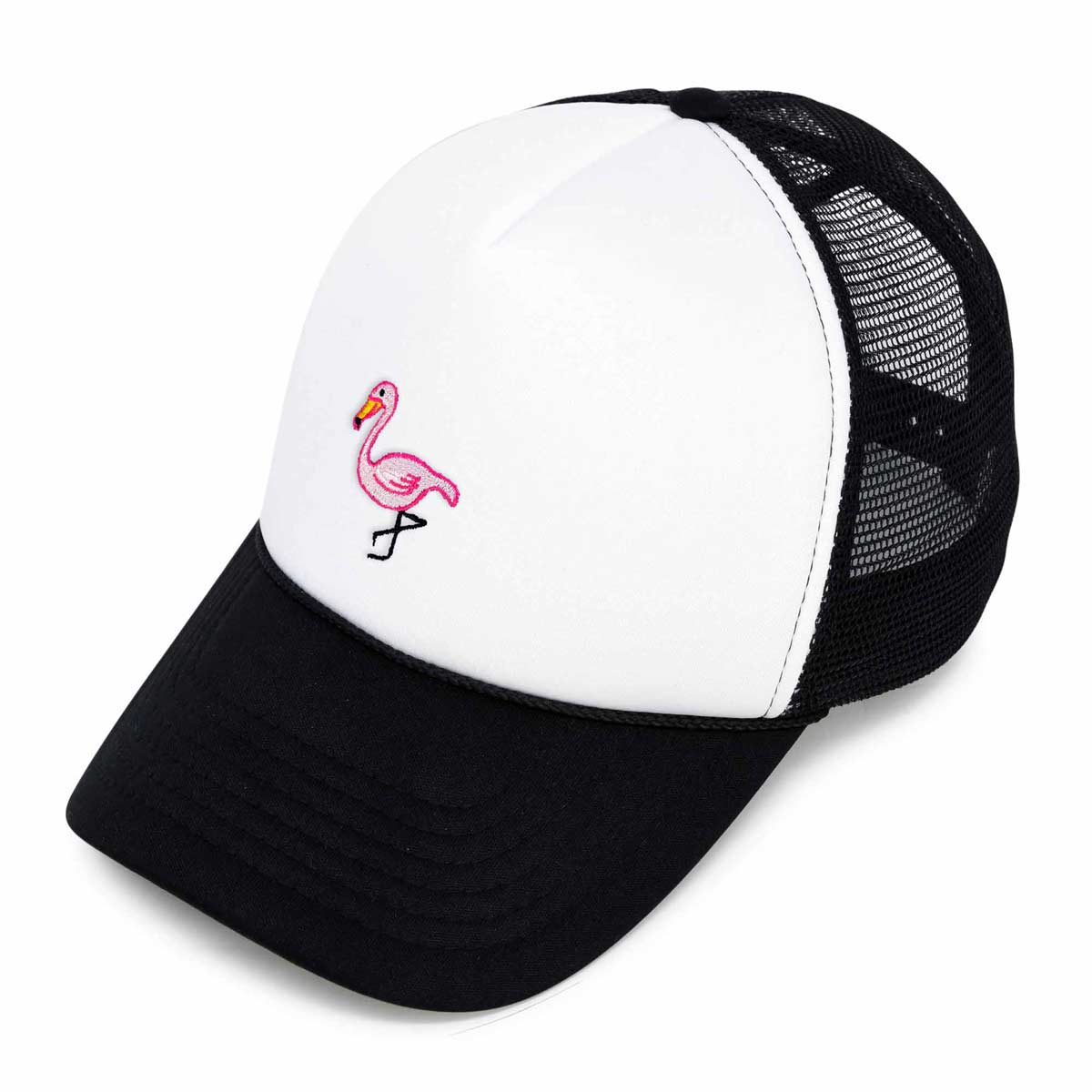 Dalix Pink Flamingo Trucker Hat