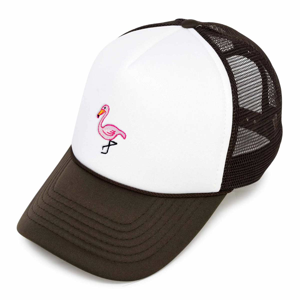 Dalix Pink Flamingo Trucker Hat