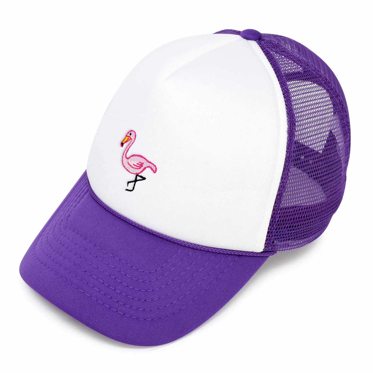 Dalix Pink Flamingo Trucker Hat