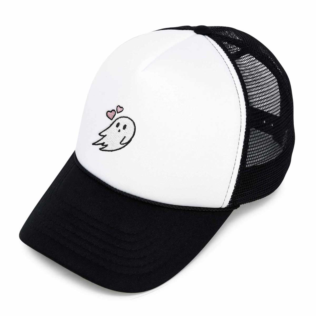 Dalix Heartly Ghost Trucker Hat