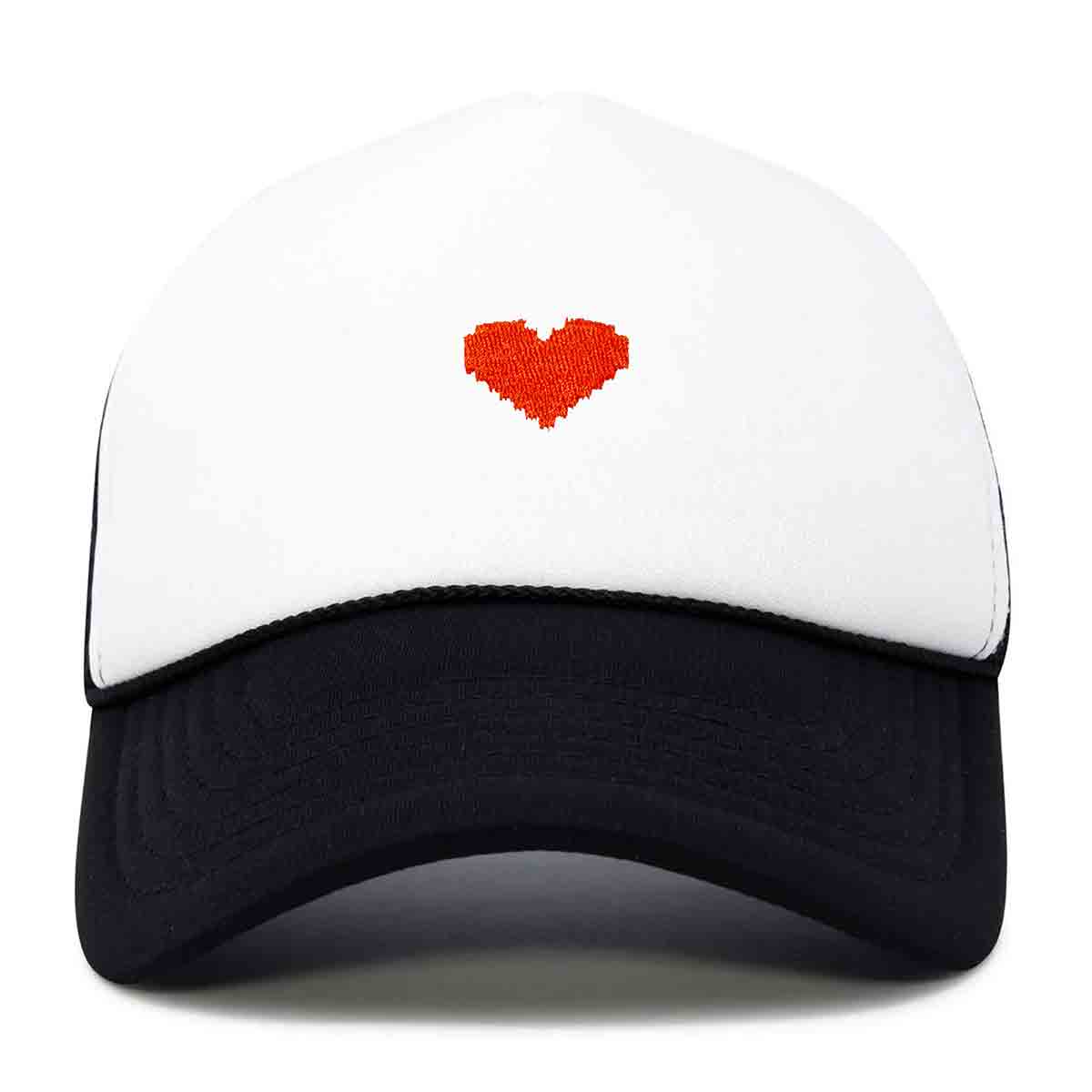 Dalix Pixel Heart Trucker Hat