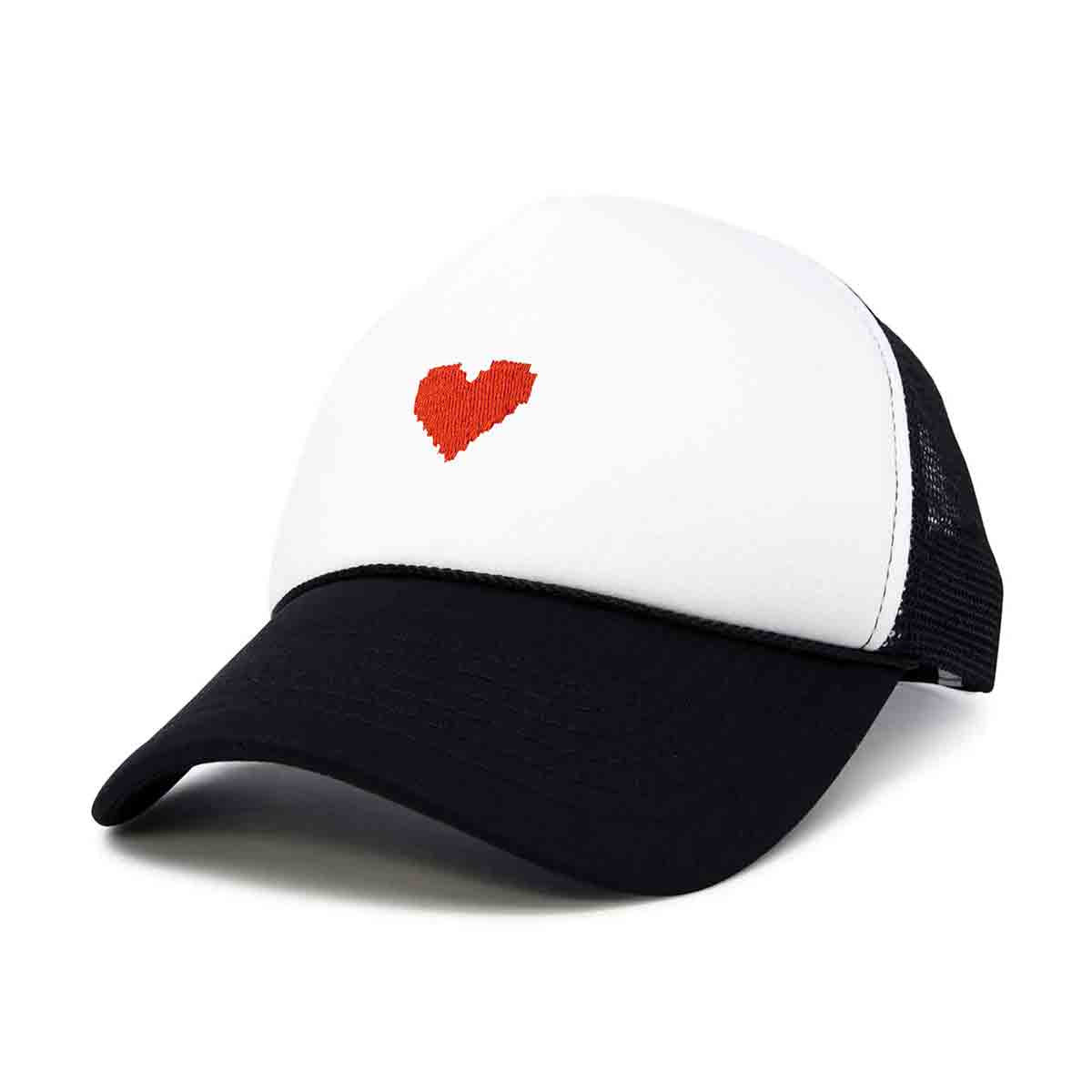 Dalix Pixel Heart Trucker Hat