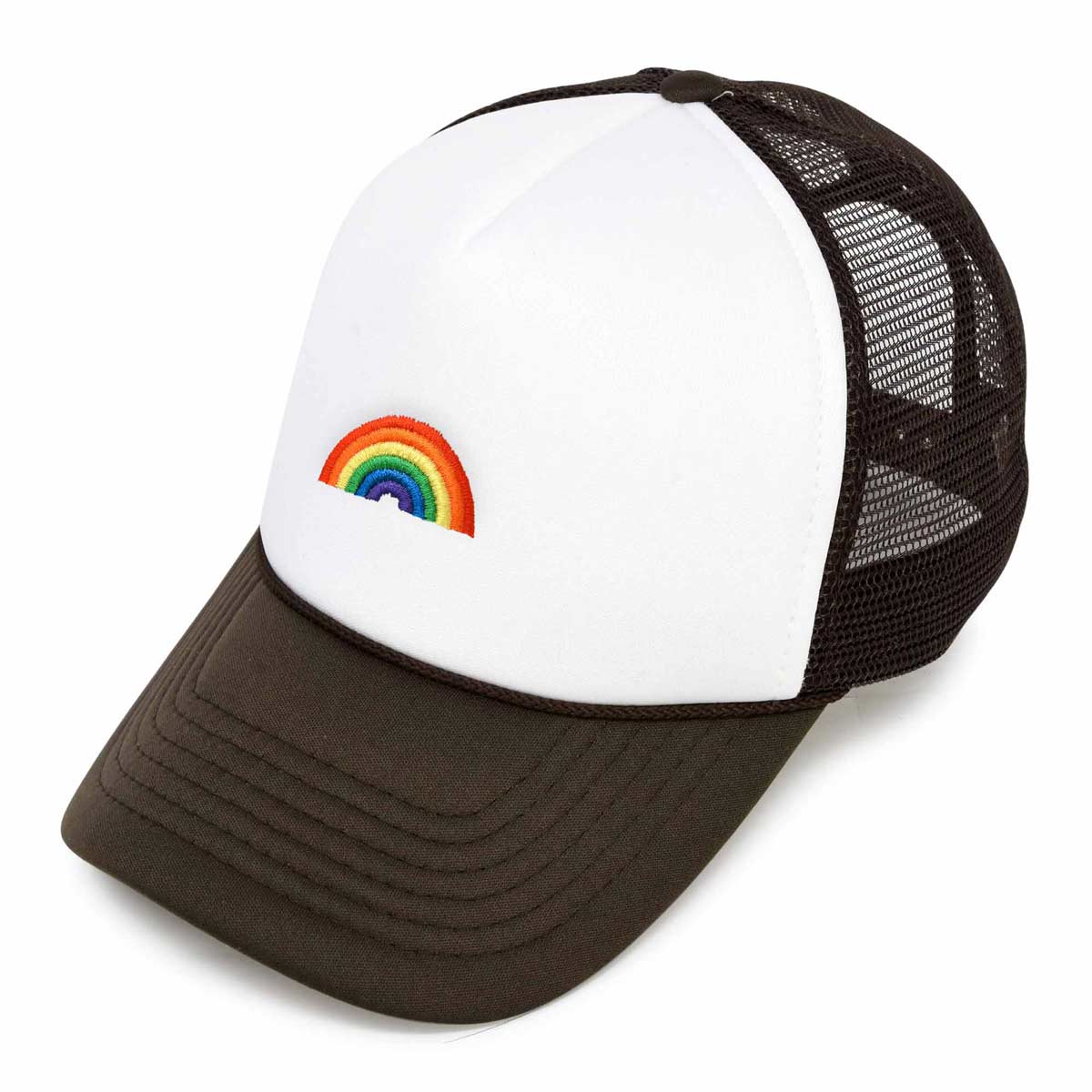 Dalix Rainbow Trucker Hat