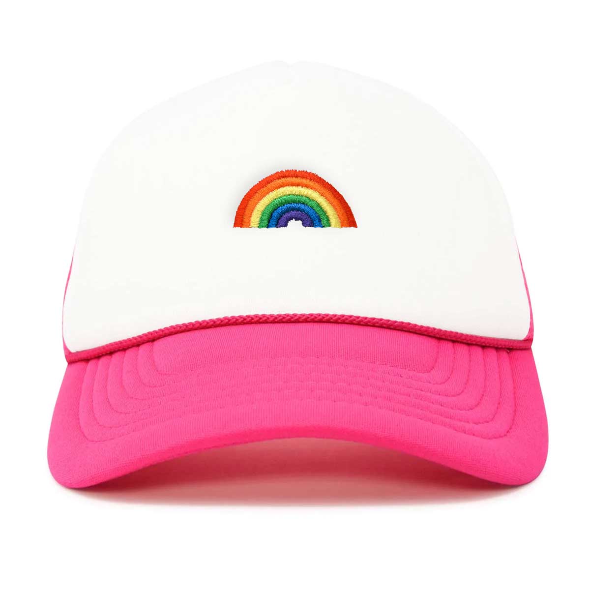 Dalix Rainbow Trucker Hat