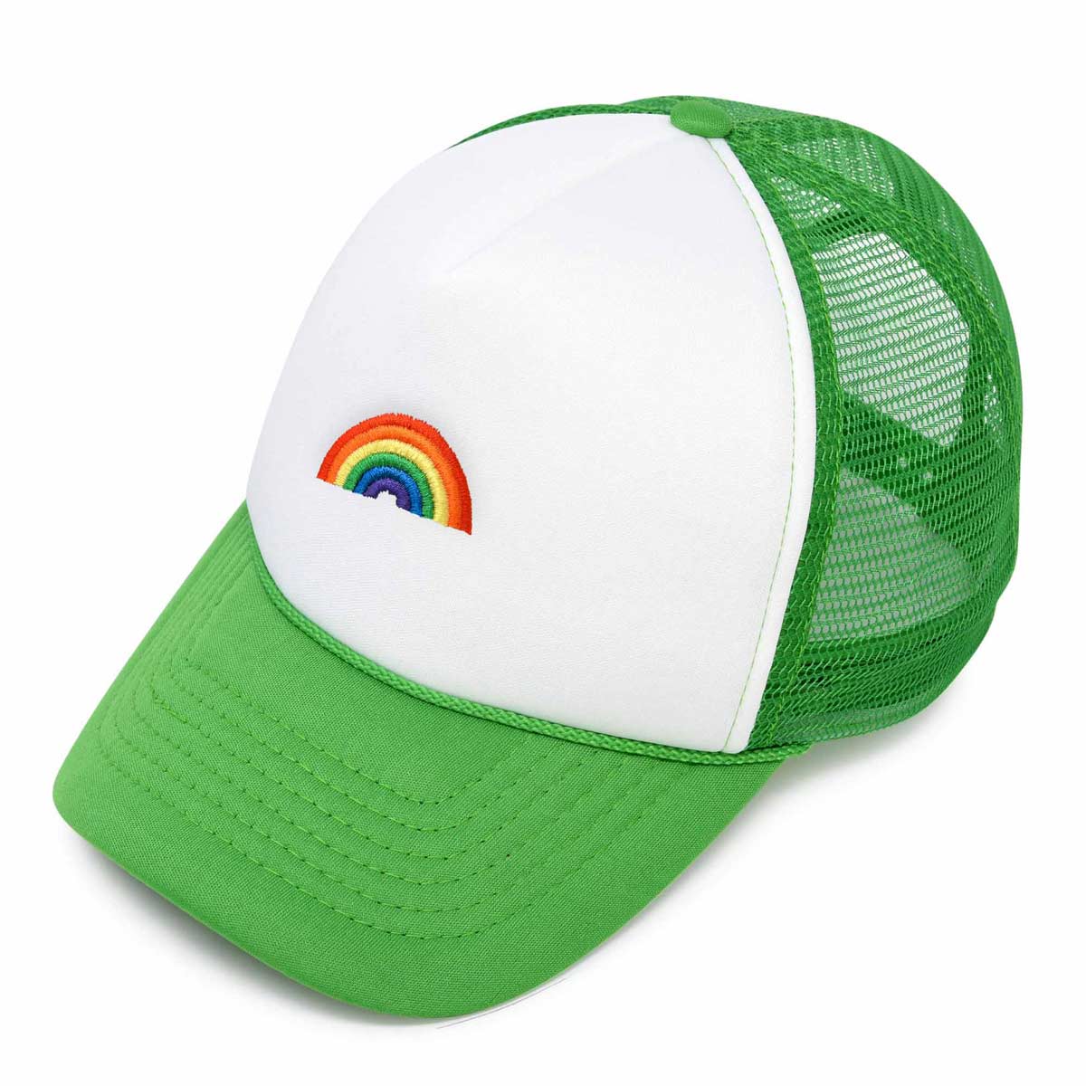 Dalix Rainbow Trucker Hat