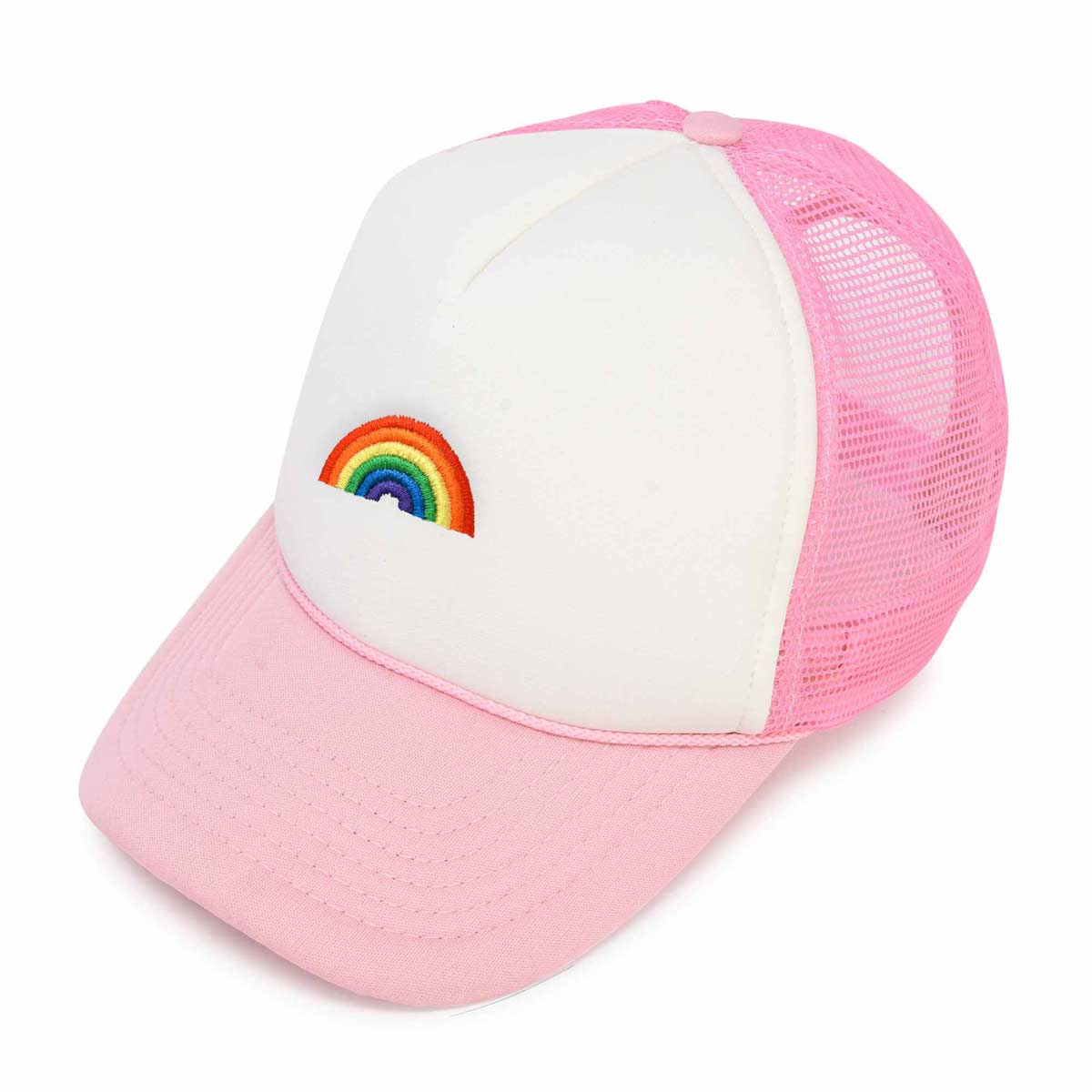 Dalix Rainbow Trucker Hat