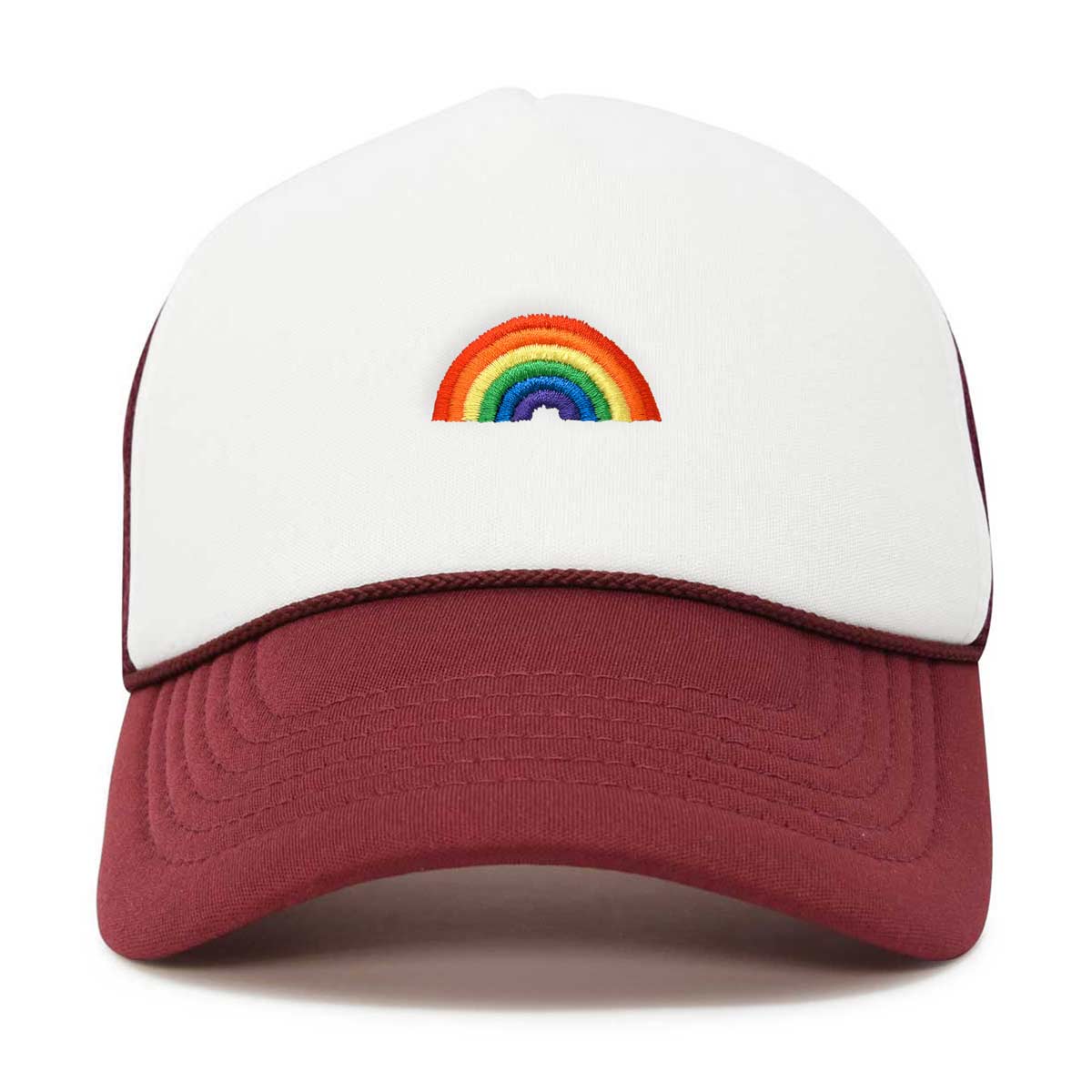 Dalix Rainbow Trucker Hat