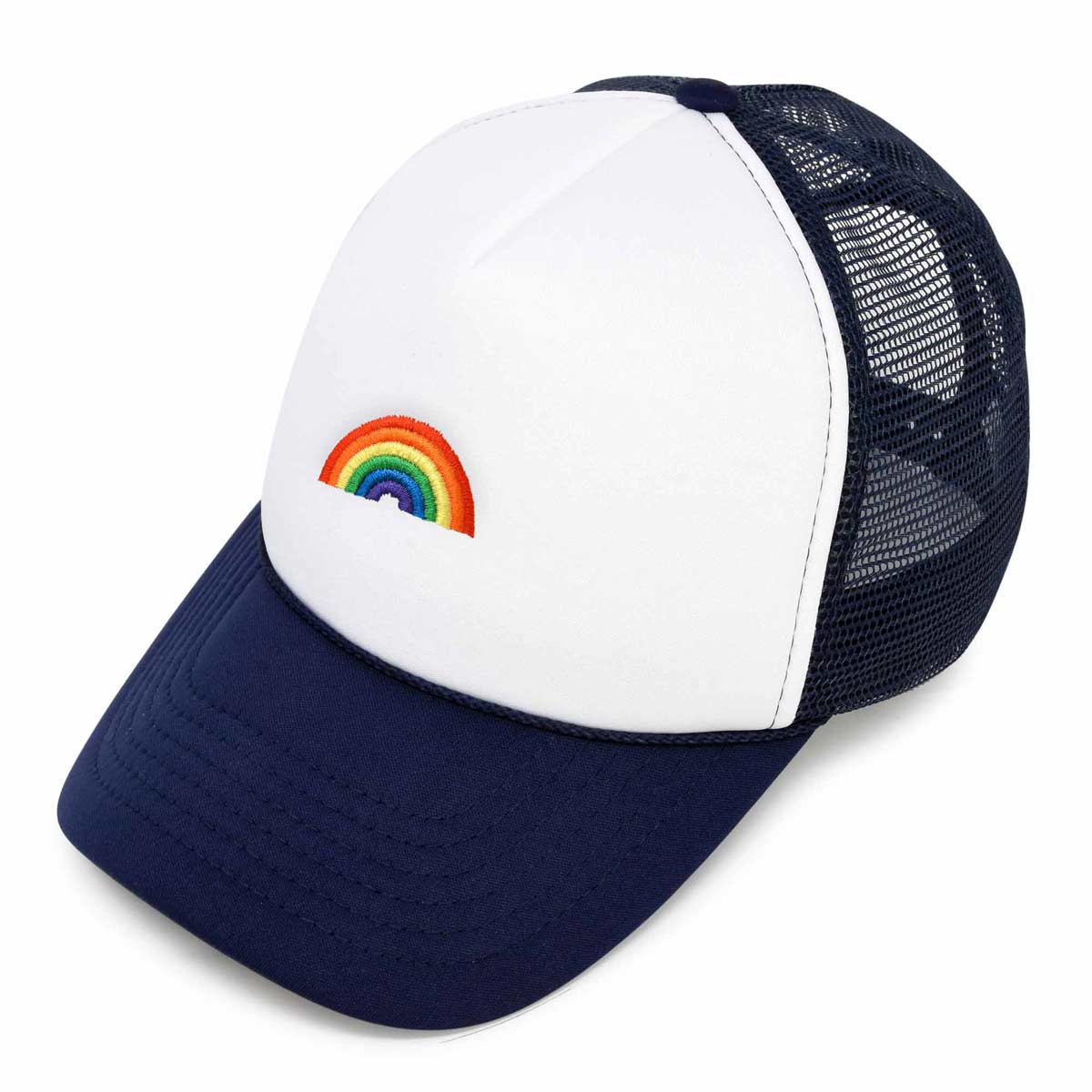 Dalix Rainbow Trucker Hat