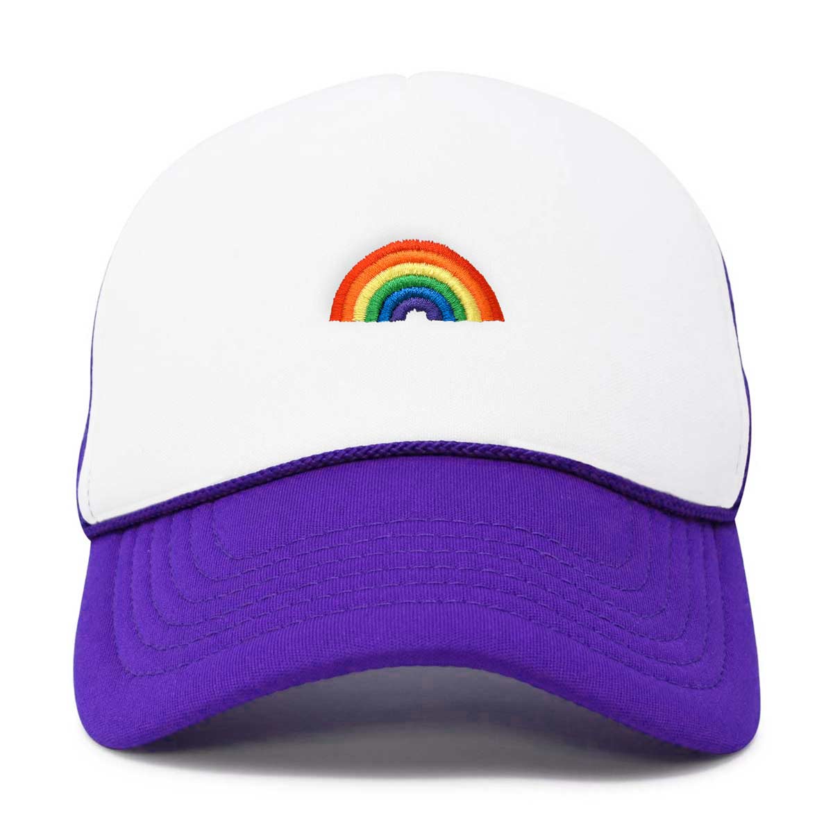 Dalix Rainbow Trucker Hat