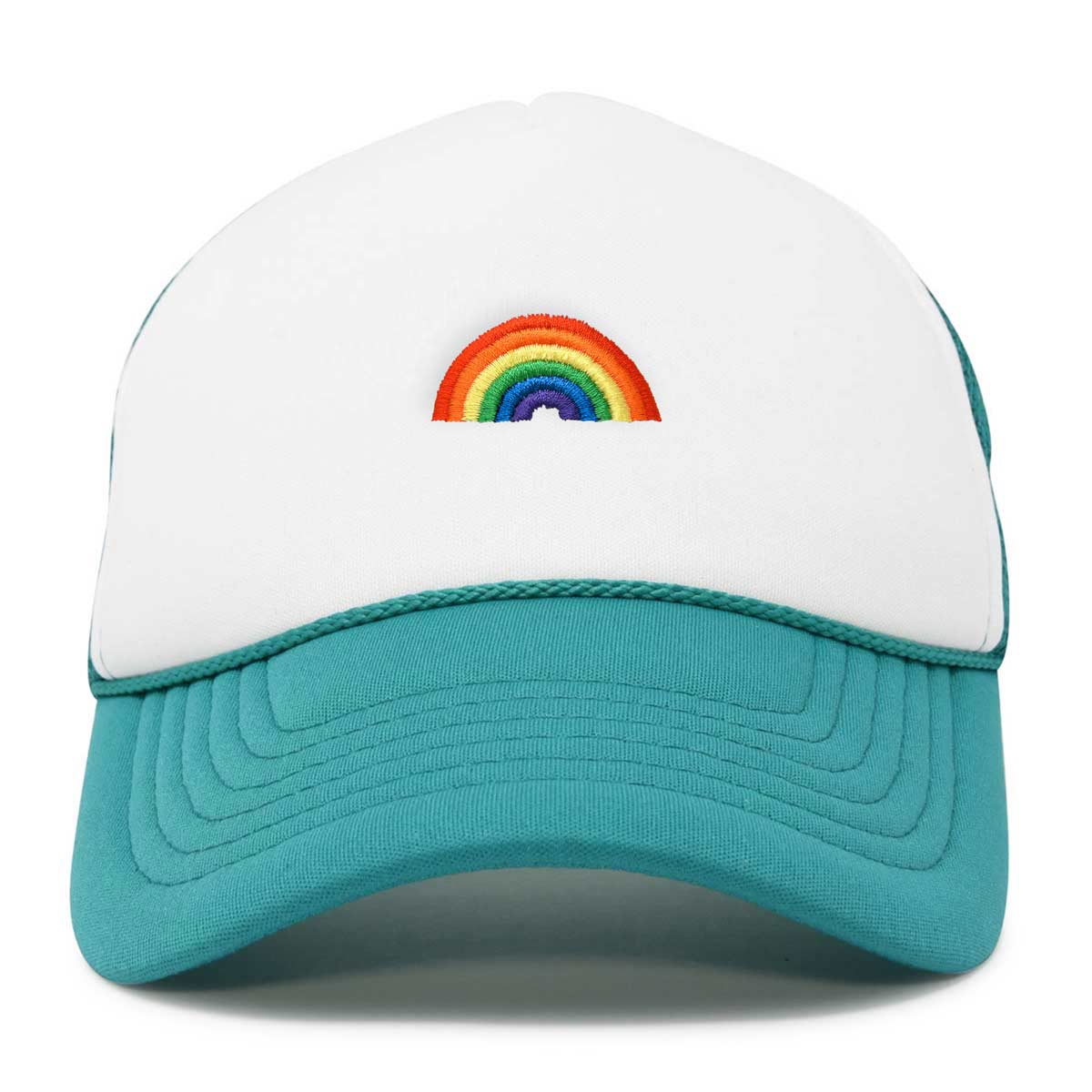 Dalix Rainbow Trucker Hat