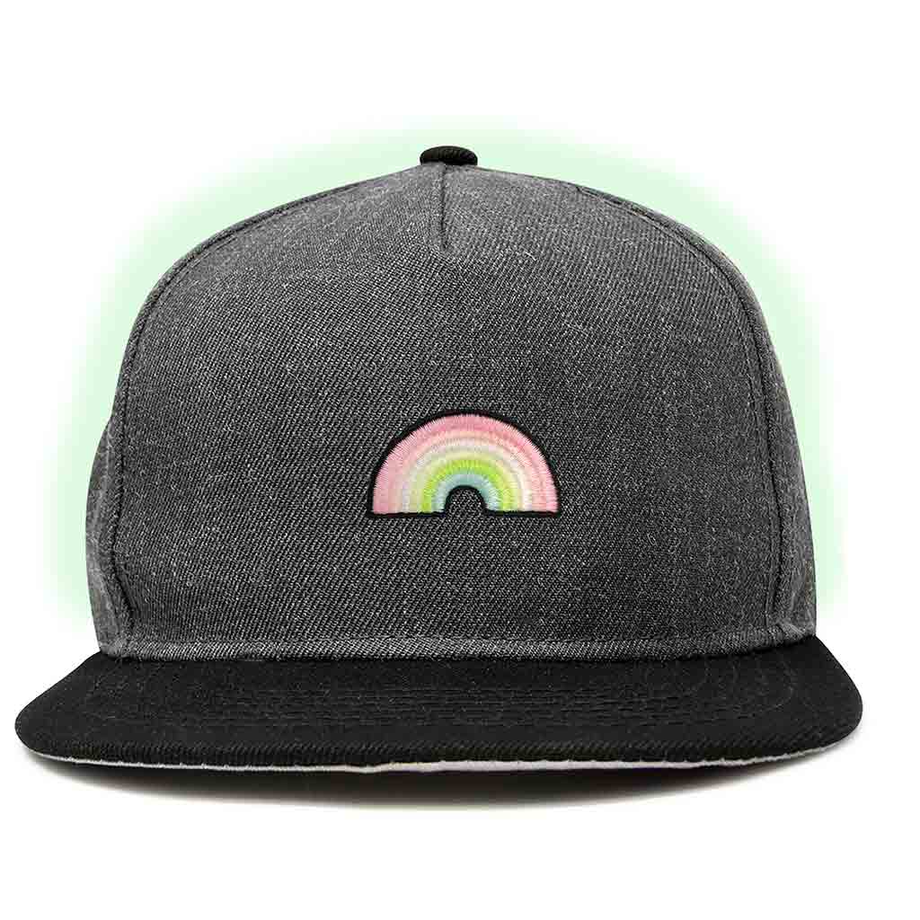 Dalix Rainbow Snapback Hat (Glow in the Dark)