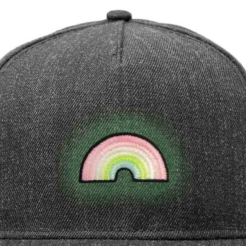 Dalix Rainbow Snapback Hat (Glow in the Dark)