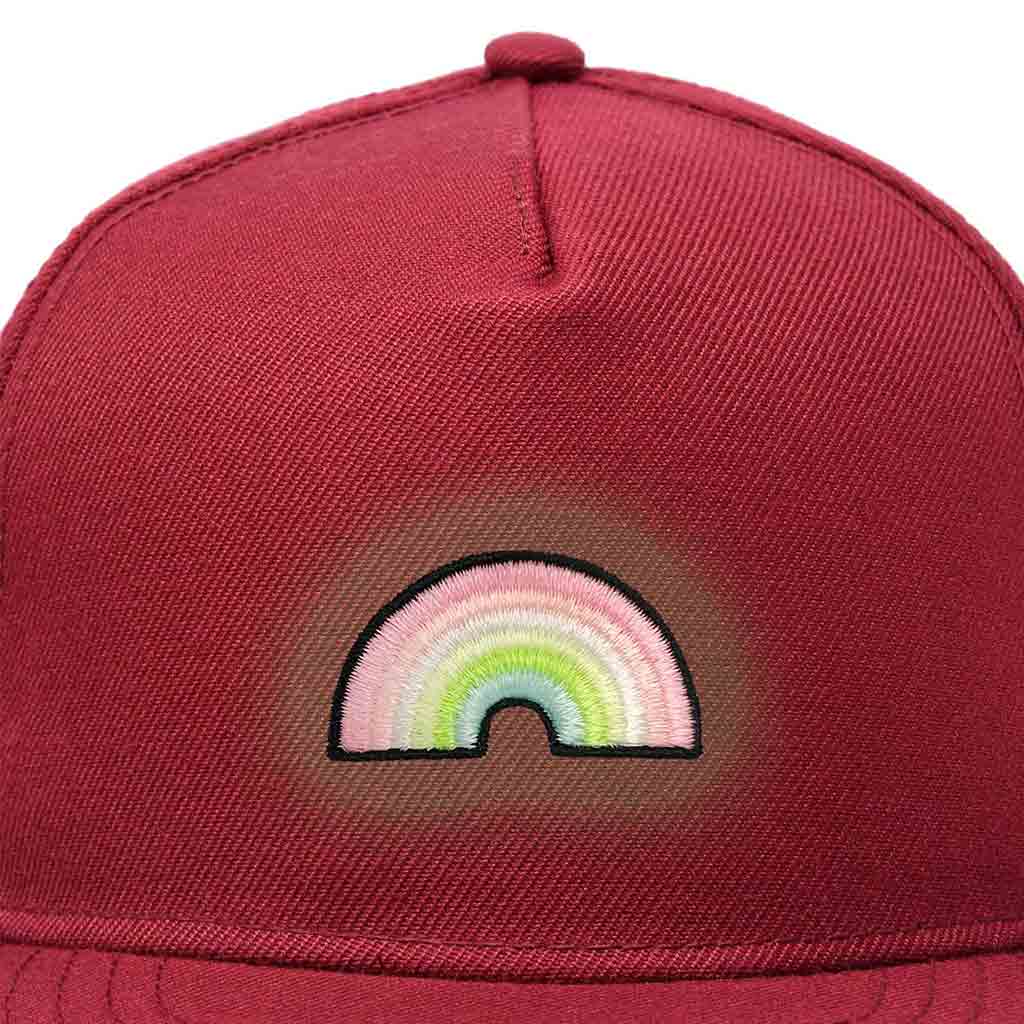 Dalix Rainbow Snapback Hat (Glow in the Dark)