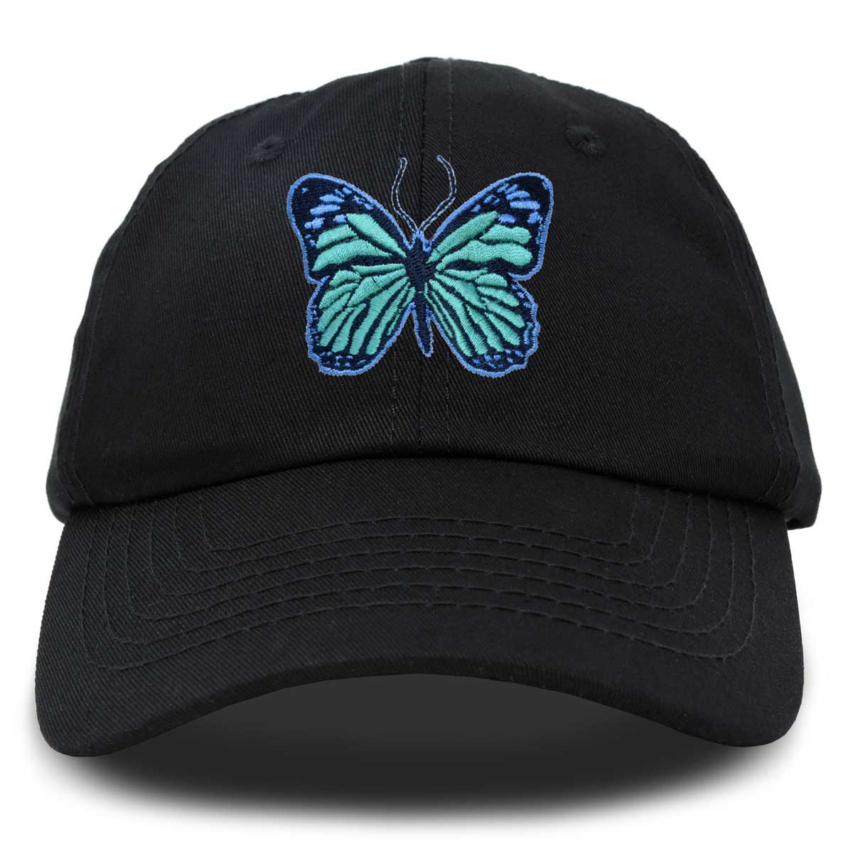 Dalix Blue Butterfly Hat