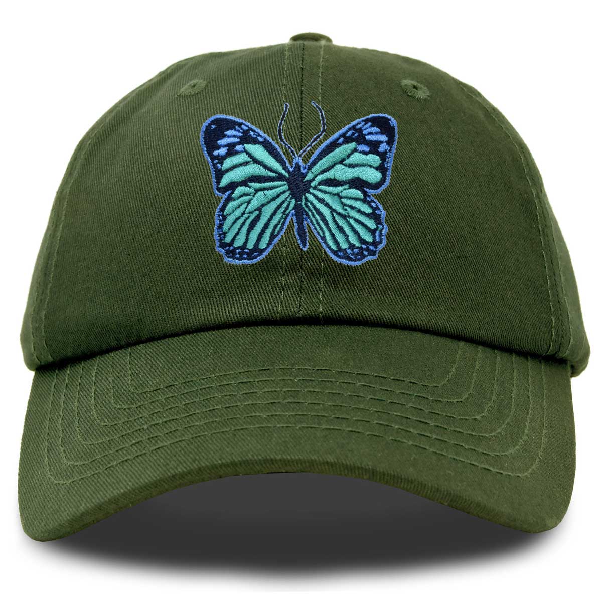 Dalix Blue Butterfly Hat