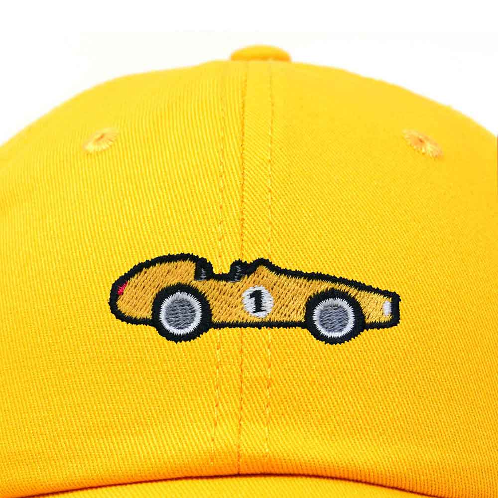 Dalix Race Car Embroidered Dad Cap Classic Cotton Baseball Hat Mens in Teal