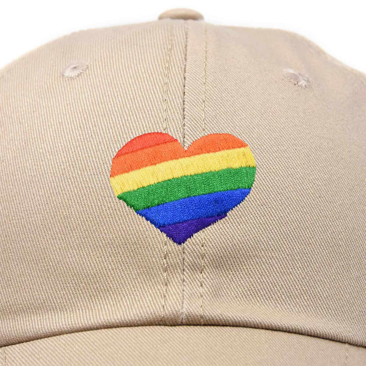 Dalix Rainbow Heart Cap
