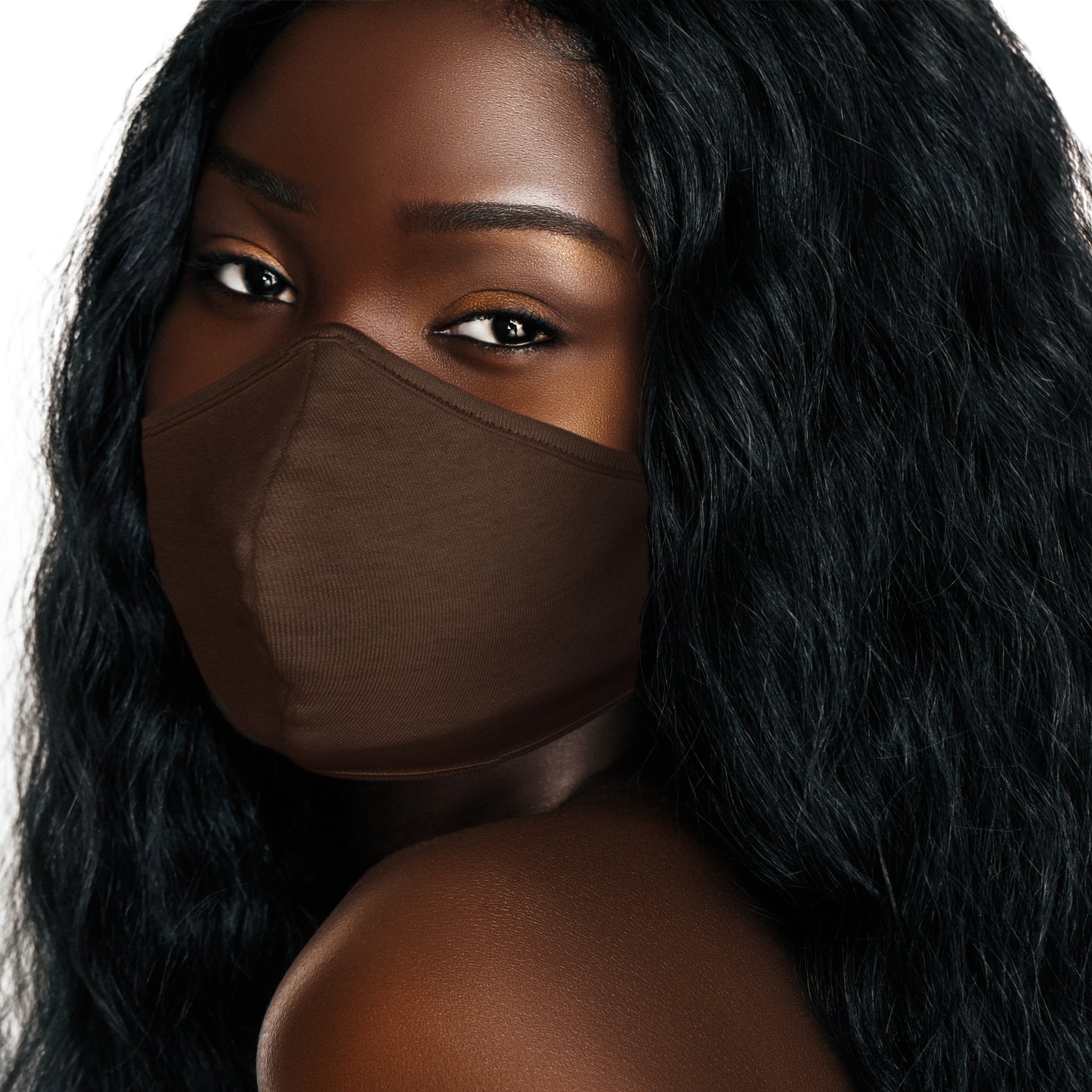 Dalix Skin Tone Cloth Face Mask 3 Layer Filter Pocket Nose Piece