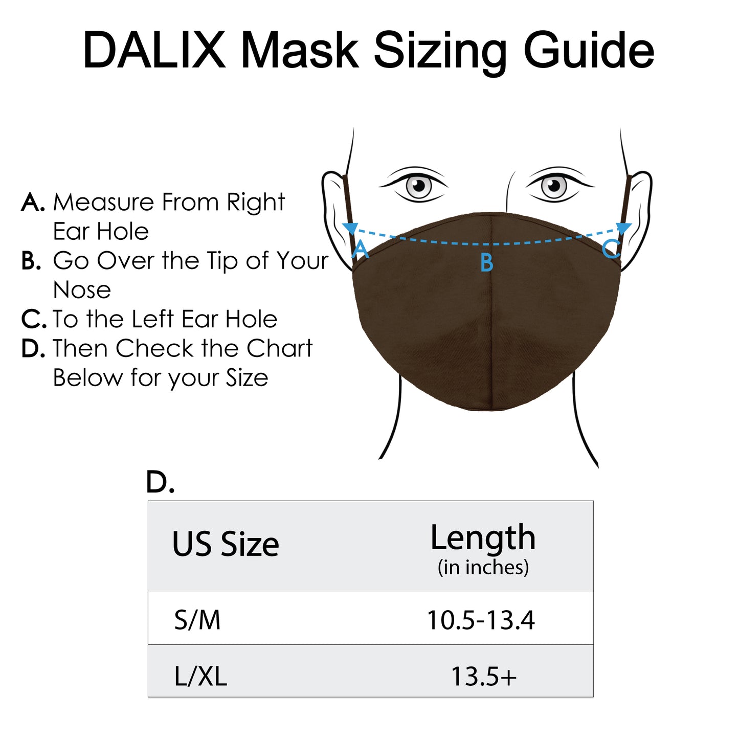 Dalix Skin Tone Cloth Face Mask 3 Layer Filter Pocket Nose Piece