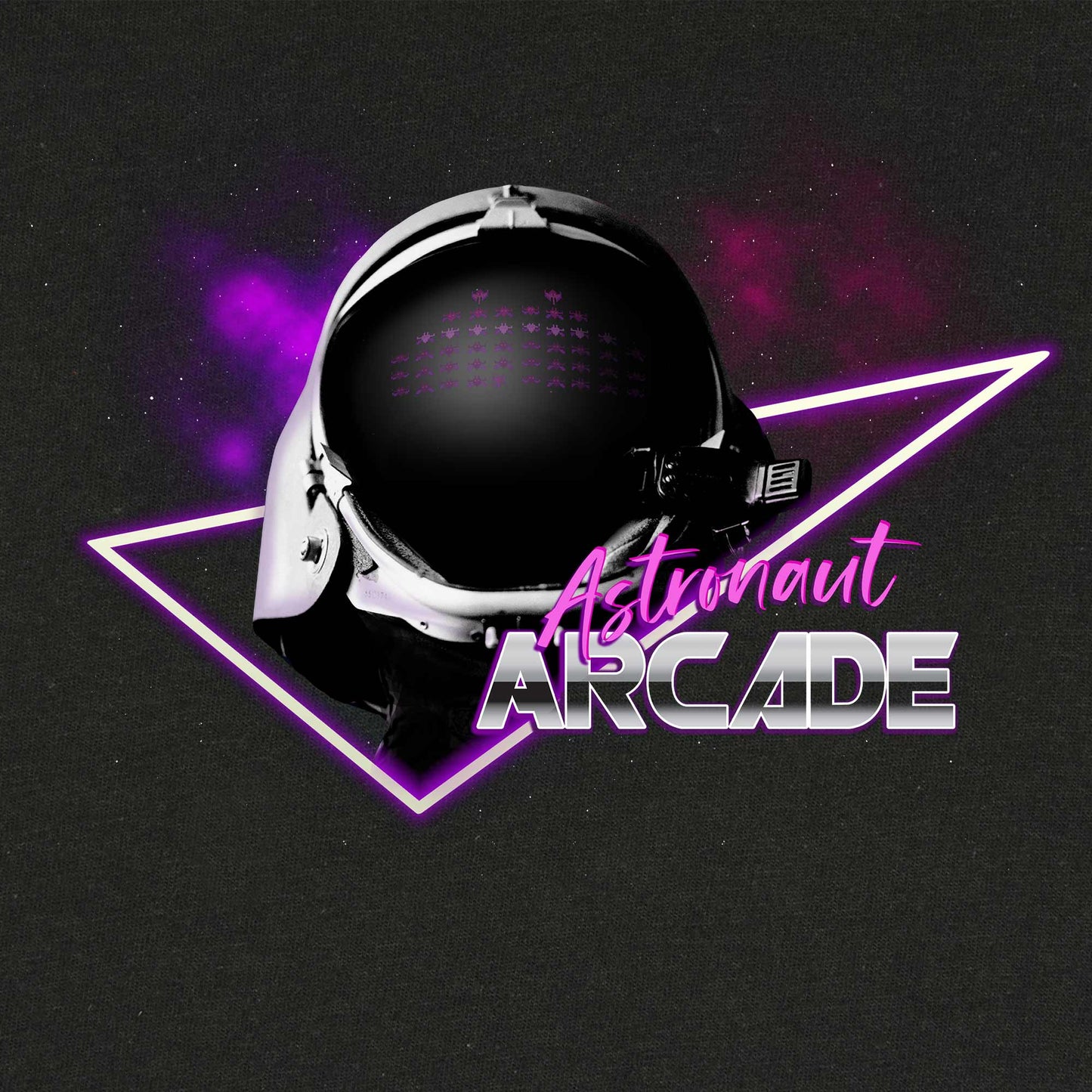 Dalix Astronaut Arcade Graphic T-Shirt