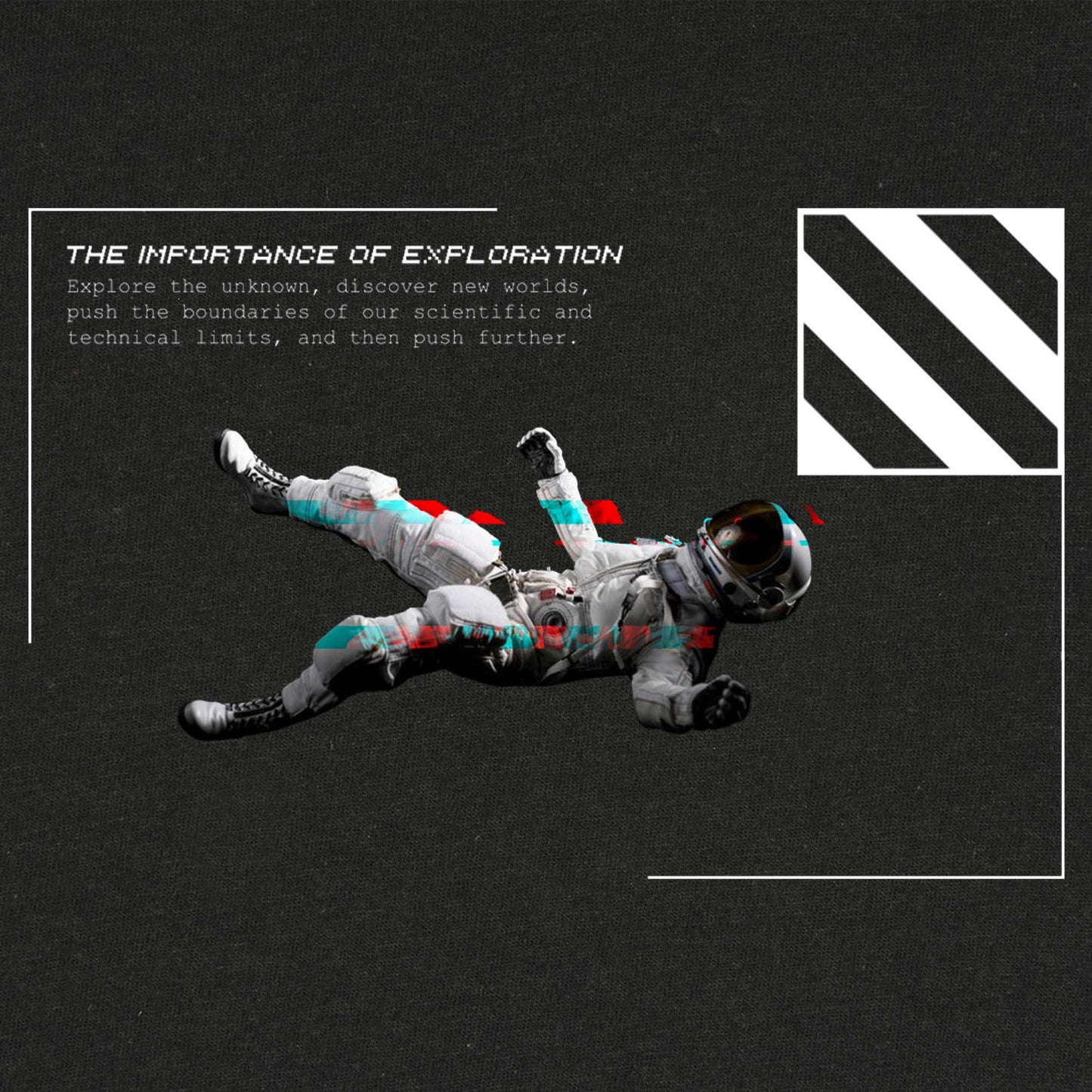 Dalix  Space Exploration Graphic T-Shirt