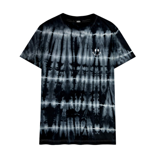 Dalix Tie Dye Smile Face Tee