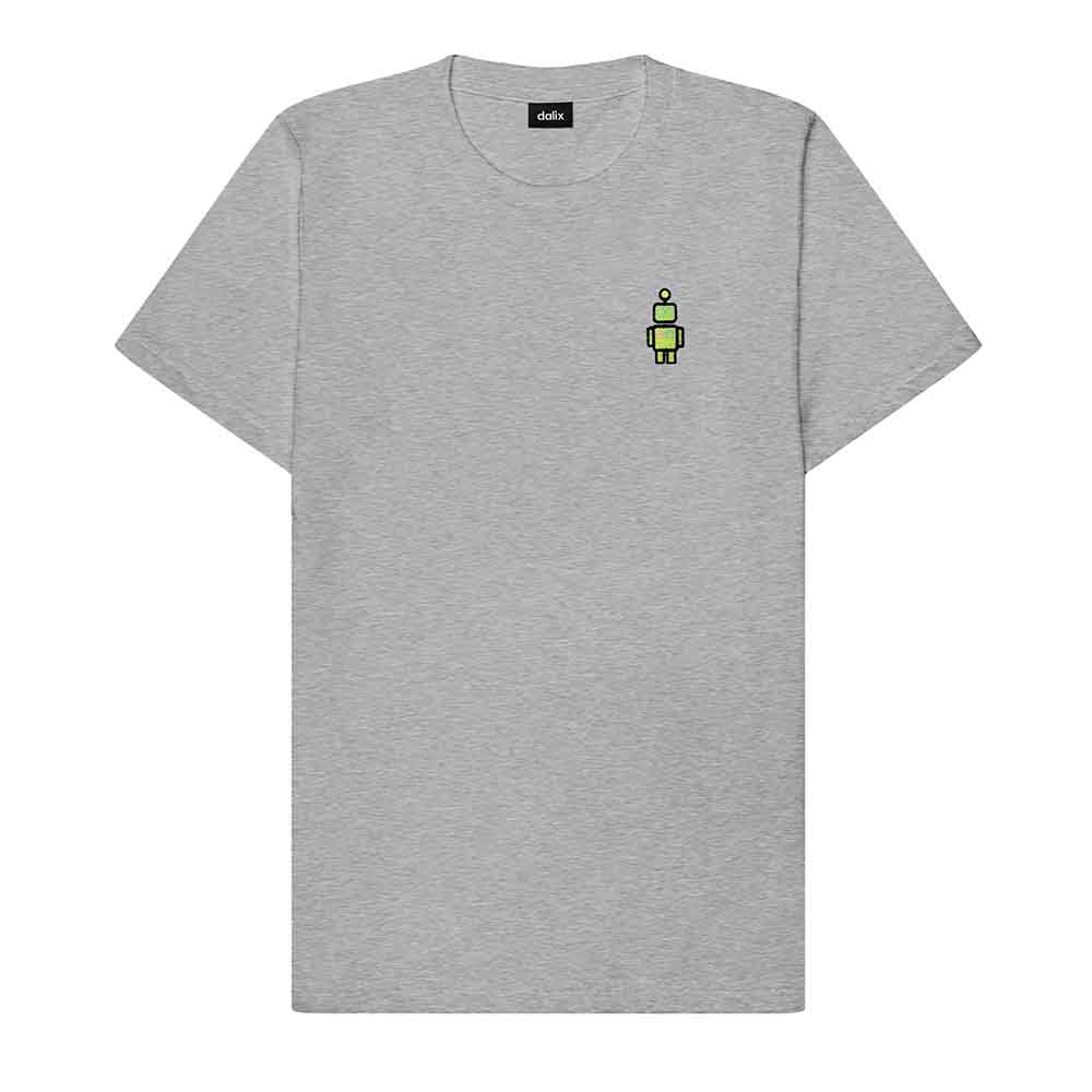 Dalix Robot Relaxed Tee (Glow in the Dark)