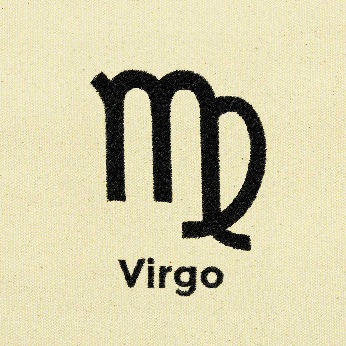 Dalix Black Star Zodiac Tote Bag