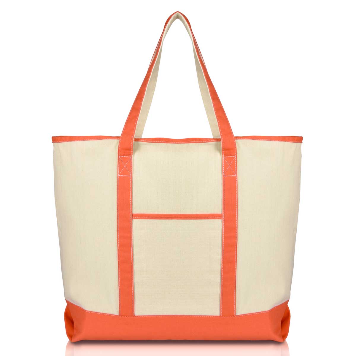 Dalix 22" Soft Canvas Tote Bag