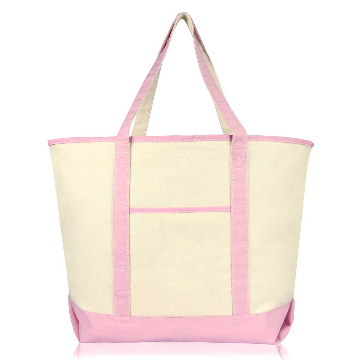 Dalix 22" Soft Canvas Tote Bag