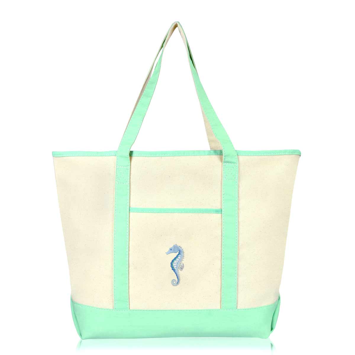 Dalix Seahorse Tote Bag