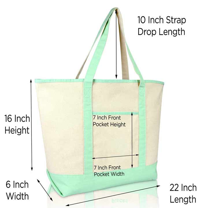 Dalix Seahorse Tote Bag